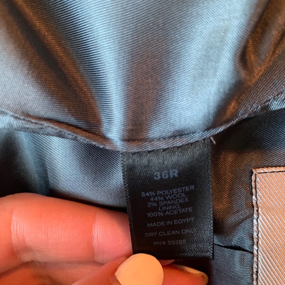 Express Men’s Black Slim Fitted Suit Coat - Picture 5 of 5